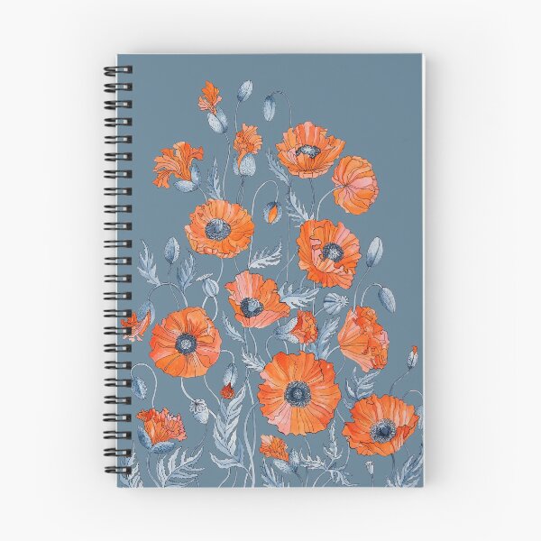 Item preview, Poppies Floral Botanical art designed and sold by Ruta.