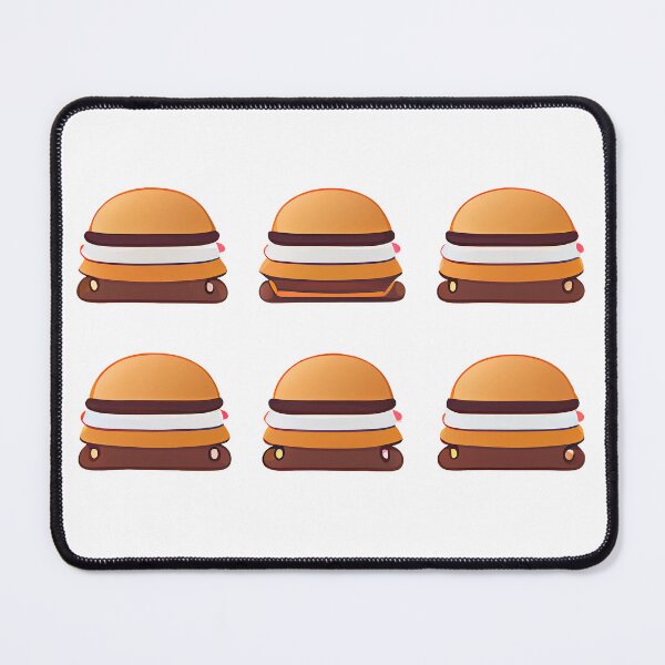 Item preview, Hamburger emojis and emoticons - Created by Artificial Intelligence designed and sold by Created-by-AI.