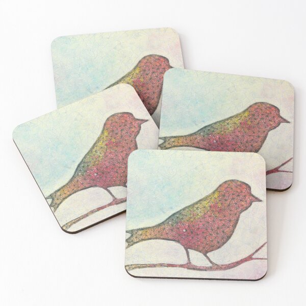 Item preview, red bird  designed and sold by lenaliluna.