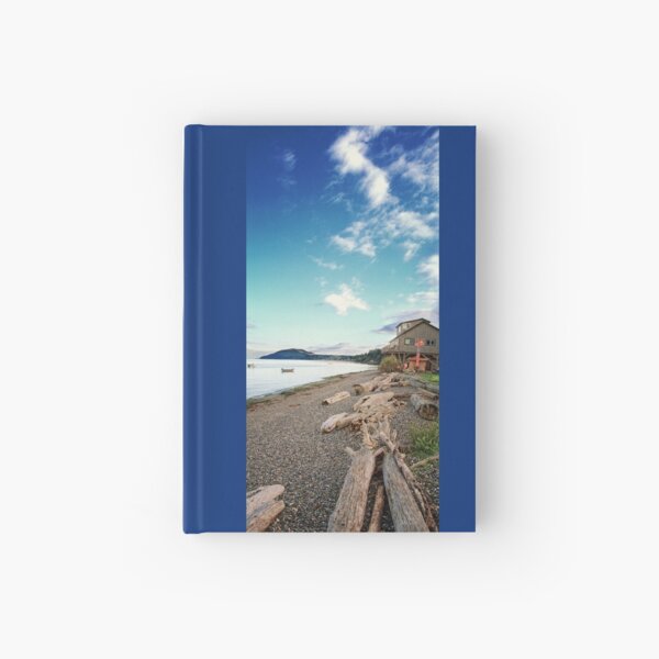 Resort Beach #1 (verticle panorama) Hardcover Journal
