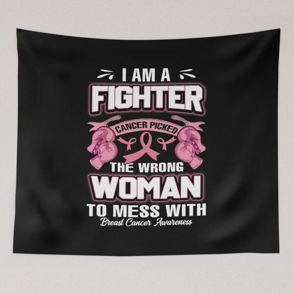 Item preview, I'm A Fighter Cancer Picked The Wrong Woman To Mess With designed and sold by henkinpollokj.