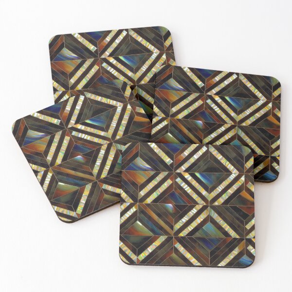 Item preview, Mother of Pearl and Fire Opal Mosaic Inlay designed and sold by JediNeil.