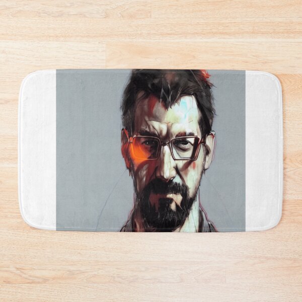 Item preview, Gordon Freeman- Half Life - Portrait Of A Hero designed and sold by Splatter-arts.