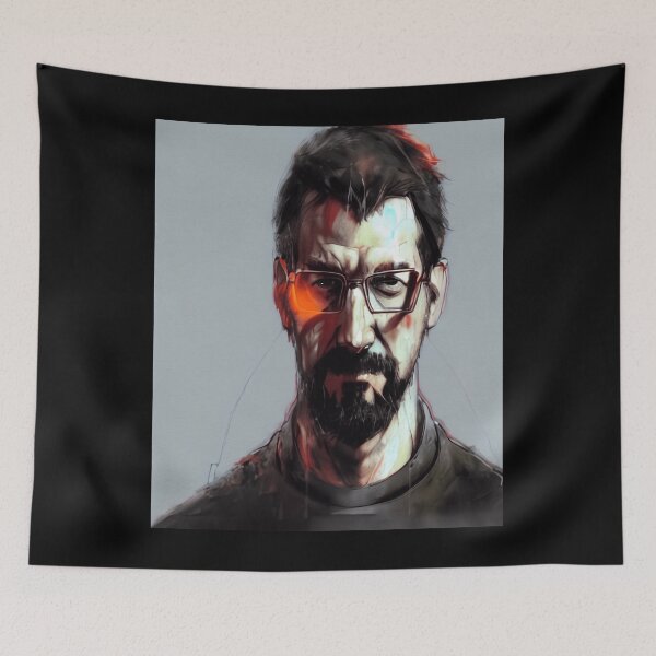 Artikelvorschau, Gordon Freeman - Half Life - Porträt eines Helden entworfen und verkauft von Splatter-arts.