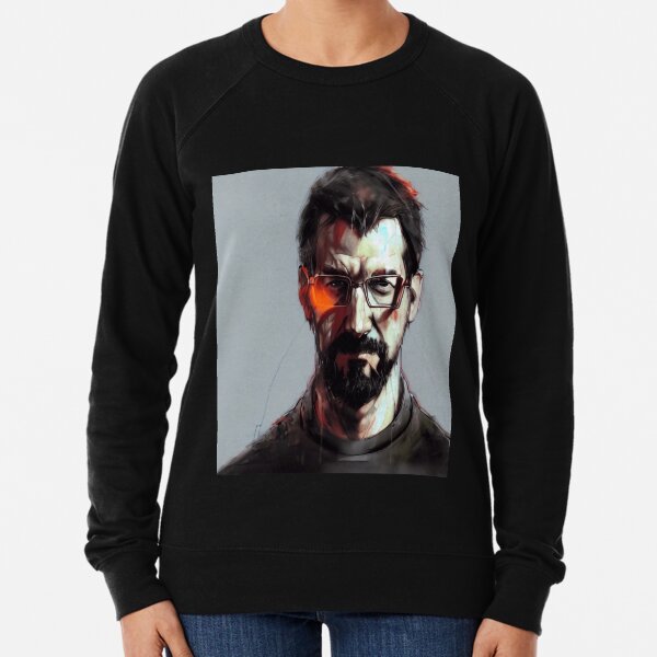 Aperçu de l'œuvre Gordon Freeman - Half Life - Portrait d'un héros créée et vendue par Splatter-arts.