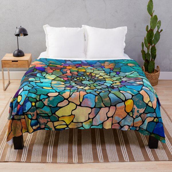 Item preview, Exotic shell pattern in delicate pastel colors designed and sold by FGCART.