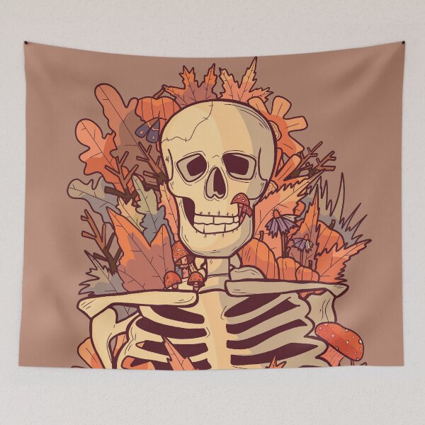 Item preview, Autumn skeleton designed and sold by Swadeillustrations.