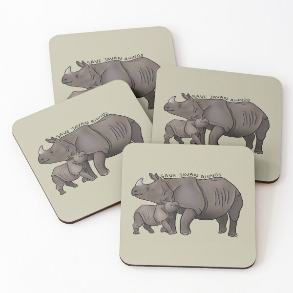 Item preview, Save Javan Rhinos designed and sold by PinkRhino24.