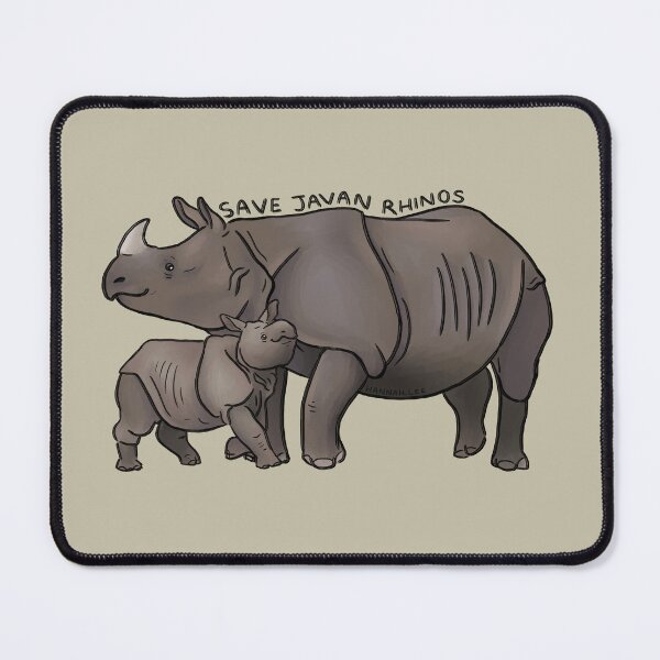 Item preview, Save Javan Rhinos designed and sold by PinkRhino24.