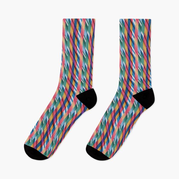 Item preview, Funky Colorful Ribbon Stripes Patterned T-Shirts and More designed and sold by Karistina Lafae Designs.