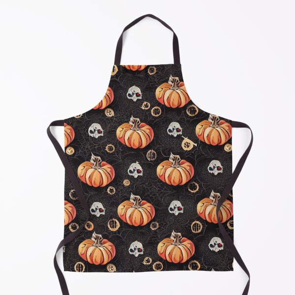 Item preview, Pumpkin and skulls tiled designed and sold by PrintPhrases.