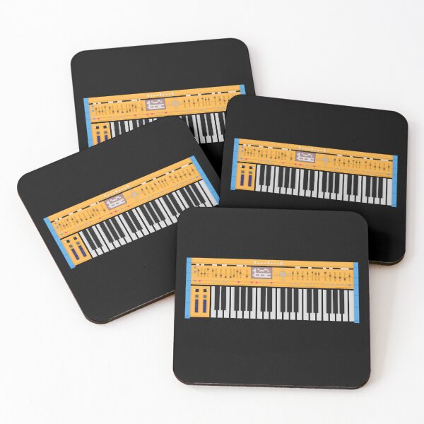 Item preview, 8 bit cool yellow synthesizer designed and sold by Glucka.