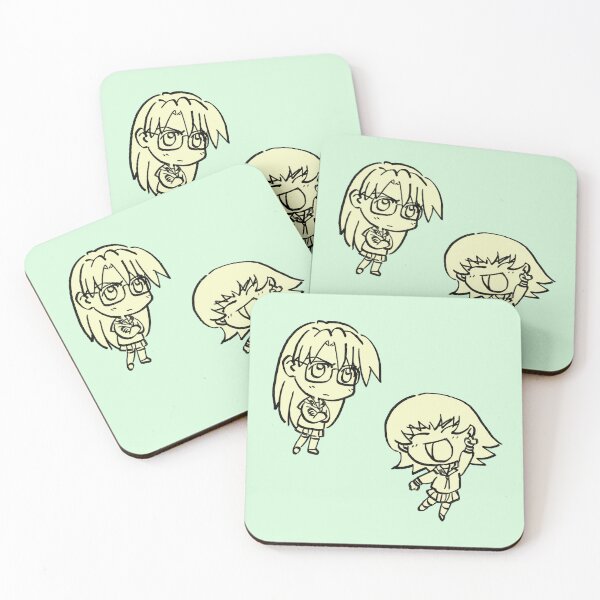 Item preview, I draw chibi yomi and tomo / azumanga daioh designed and sold by RansRoom.