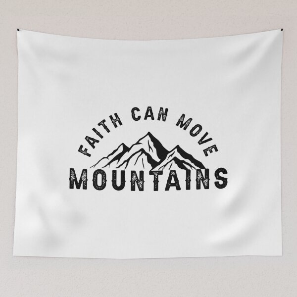 Item preview, Faith Can Move Mountains - Bible Verse   designed and sold by PhiCasares.