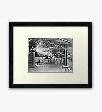 nikola tesla Framed Print
