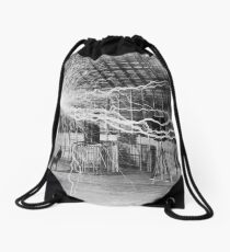 nikola tesla Drawstring Bag