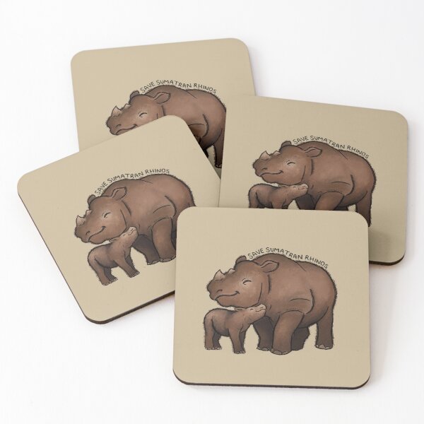 Item preview, Save Sumatran Rhinos designed and sold by PinkRhino24.
