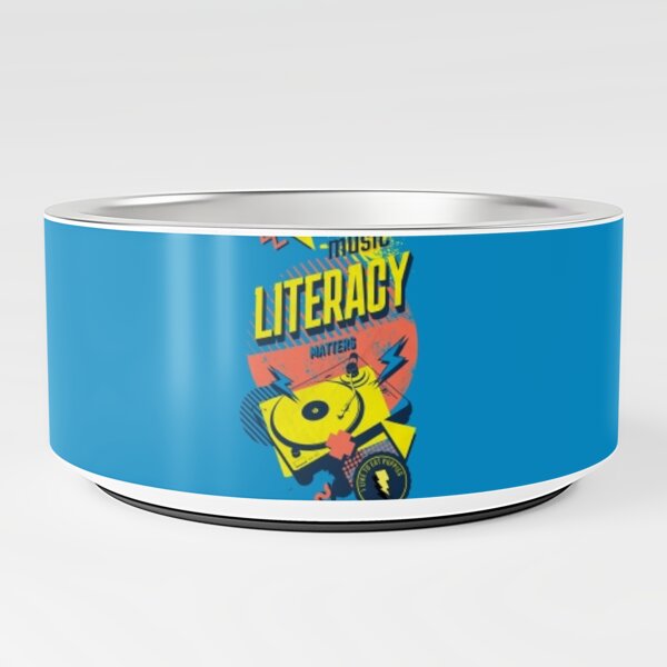 Music Literacy Matters I Like To Eat Puppies Pet Bowl