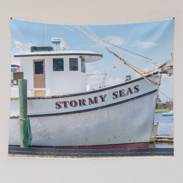 Item preview, Stormy Seas, Fishing Vessel designed and sold by ShootFirstNYC.