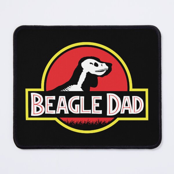 Item preview, (For Dark Background) Jurassic Beagle Dad designed and sold by More Cute Dogs.