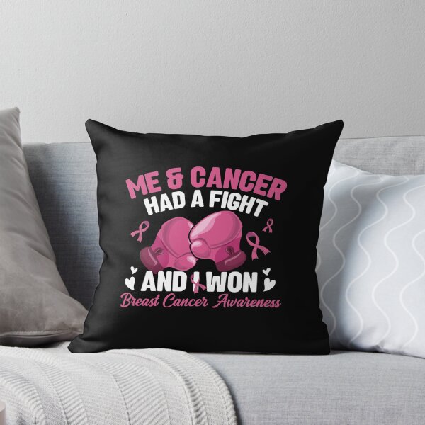 Item preview, Me And Cancer Had A Fight And I Won Breast Cancer Awareness designed and sold by bogiewatt6.