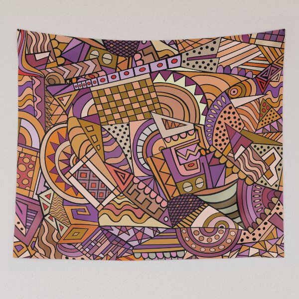 Item preview, Ethnic Pattern 16 designed and sold by stylebytara.