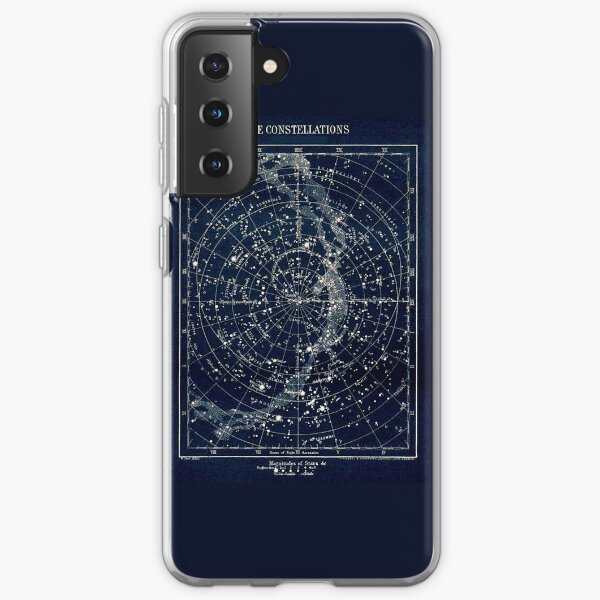 DIE STERNKONSTELLATIONEN: Vintage 1900 Galaxy Print Samsung Galaxy Flexible Hülle