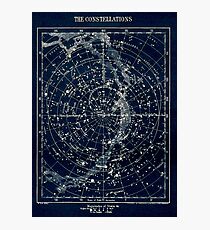 Lámina fotográfica LAS CONSTELACIONES ESTRELLA: Vintage 1900 Galaxy Print