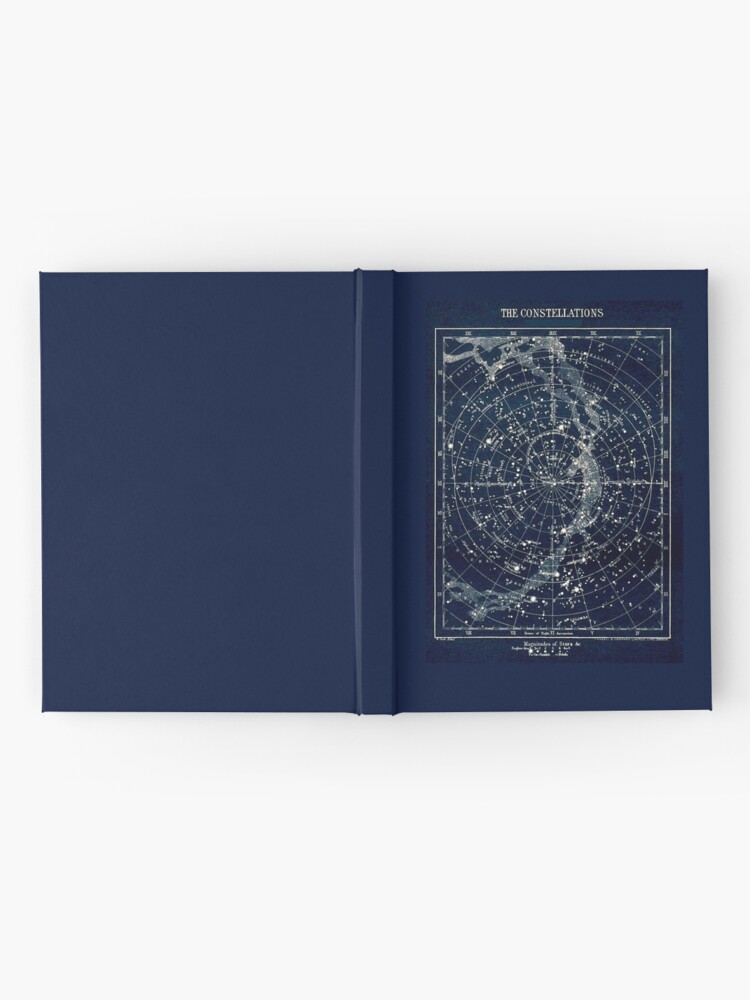 Alternate view of THE STAR CONSTELLATIONS : Vintage 1900 Galaxy Print Hardcover Journal