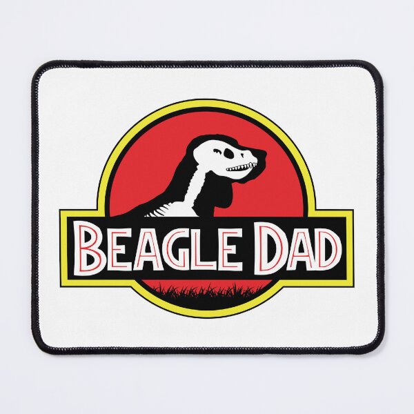 Item preview, (For Bright Background) Jurassic Beagle Dad designed and sold by More Cute Dogs.