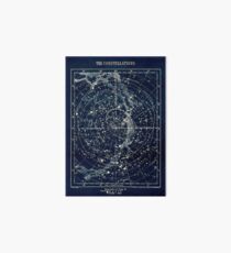 THE STAR CONSTELLATIONS : Vintage 1900 Galaxy Print Art Board