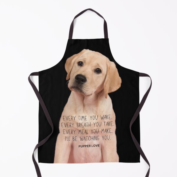 Item preview, I'll Be Watching You, Cute Funny Young Golden Labrador Dog. Photo. Handwritten Text designed and sold by JellyBeenzz.