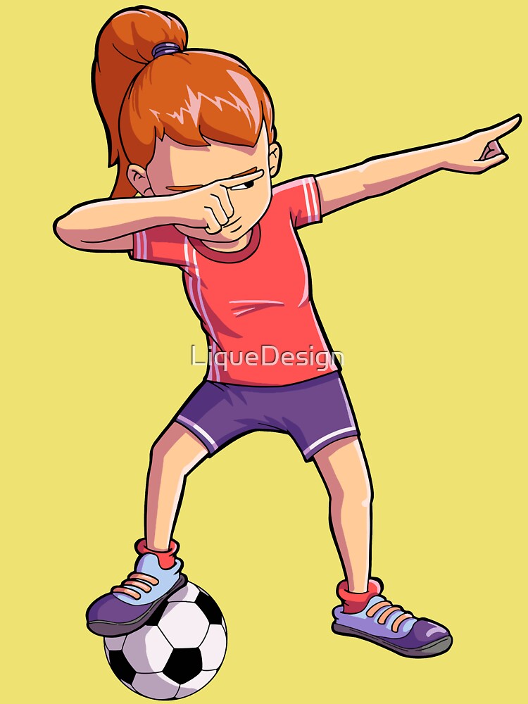 Dabbing Soccer Girl Dab Dance T shirt Funny Football Tee World Cup 2018  Kids T-Shirt for Sale by LiqueGifts