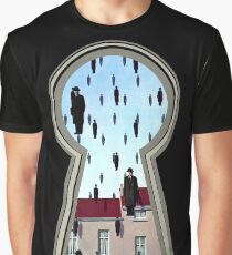 "Magritte from the lock" Graphic T-Shirt
