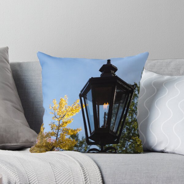 Item preview, One Fine Autumn Day With an Antique Gas Lantern designed and sold by Georgia Mizuleva.