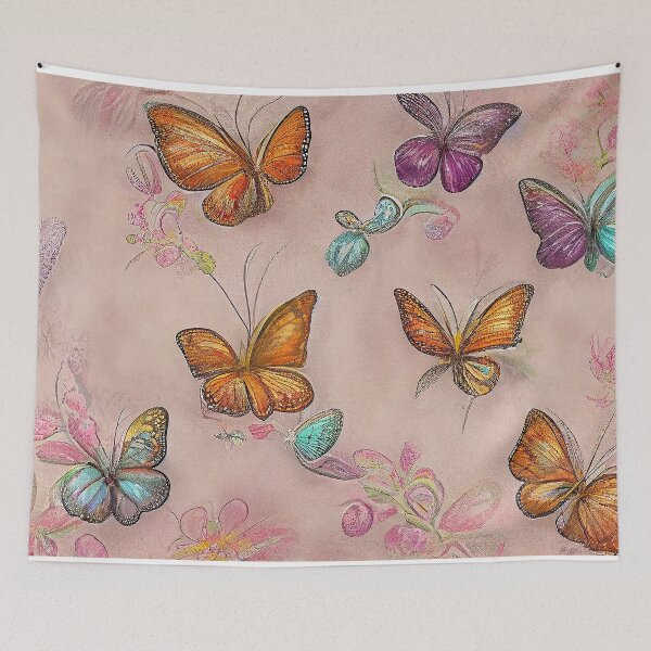 Item preview, Butterflies Art  - Created by Artificial Intelligence designed and sold by Created-by-AI.