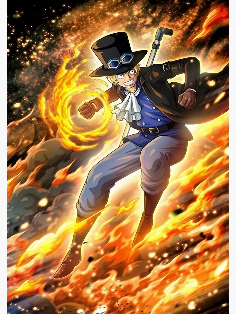 Displate ONE PIECE サボ Limited Poster One Piece Anime Posters - Officially Licensed Merch, Prints