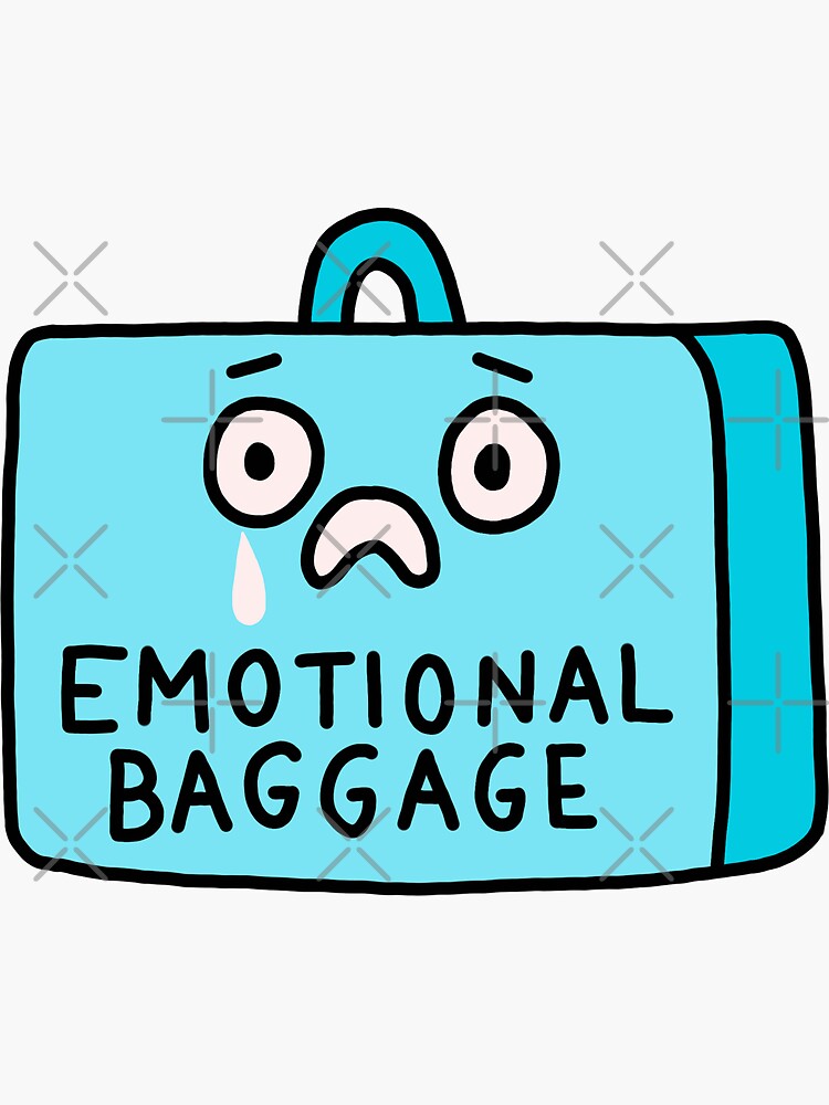 "Emotional baggage" Sticker for Sale by mrek068 Redbubble