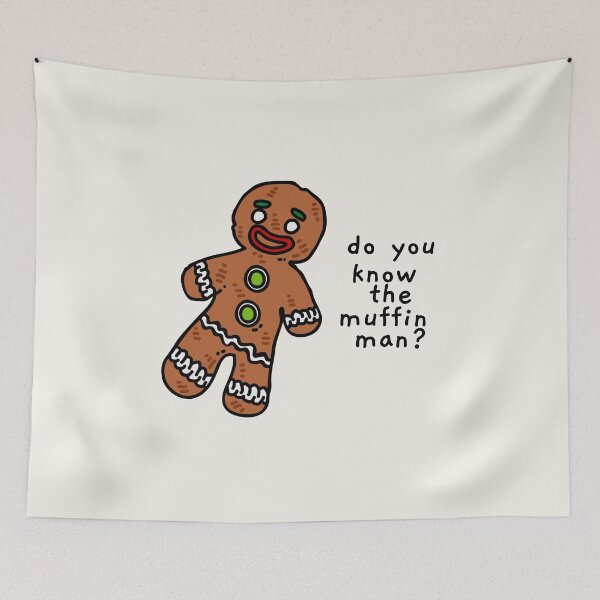 Item preview, do you know the muffin man? designed and sold by AprilCreations.