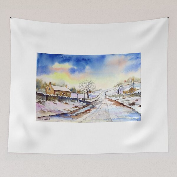 Item preview, Wintery Lane designed and sold by Farida Greenfield.