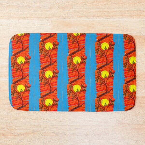 Item preview, Beautiful sunrise behind a tree with a red morning sky designed and sold by Darkies-store.
