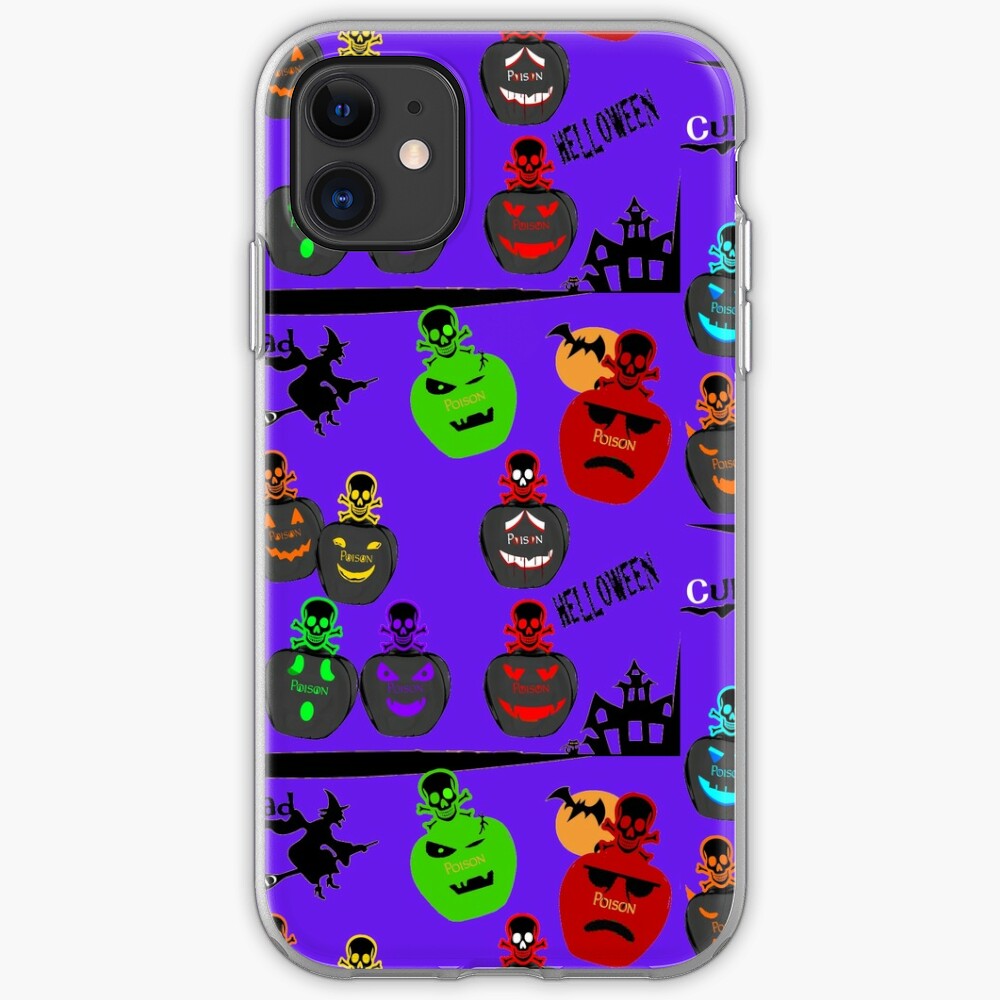 Halloween Perfume Bottle Emoji Iphone Case Cover By Goodshk Redbubble