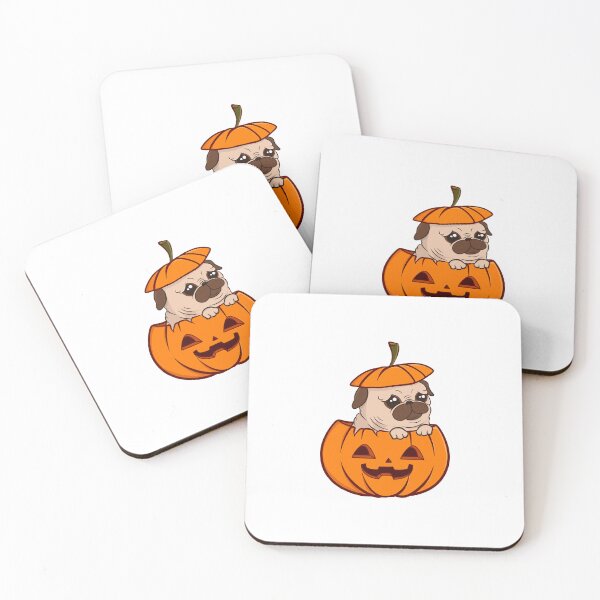 Item preview, Cute Dog Mats Halloween Pumpkin Face designed and sold by Omega Puff.