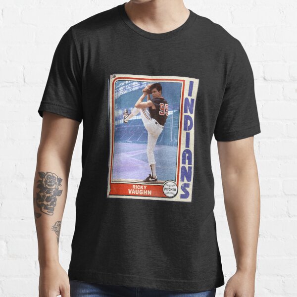 Ricky 'Wild Thing' Vaughn Retro Trading Card | Essential T-Shirt