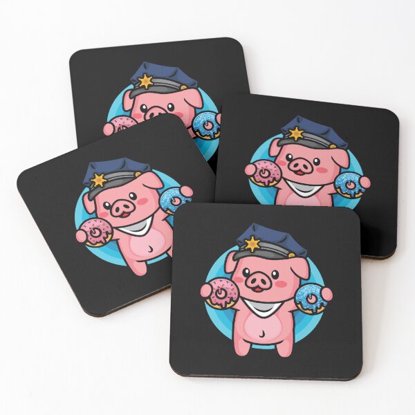 Item preview, Pig Police Farmer Officer Funny Pig Cop Donut Doughnut Lover designed and sold by DoSt-997.