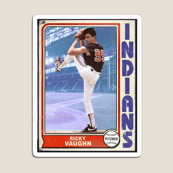 Major League Ricky Vaughn Baseball Card - Major League - Magnet