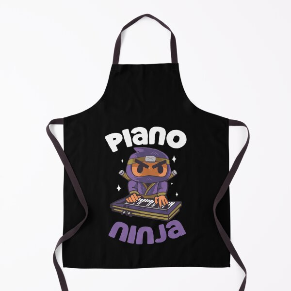 Item preview, Piano Ninja Pianist Warrior Funny Keyboard Player Asia designed and sold by DoSt-997.