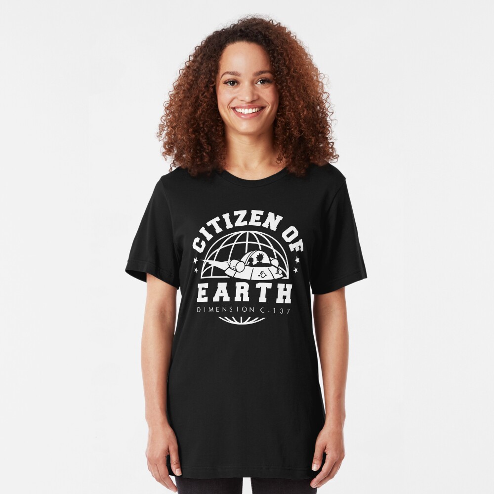 Earth Dimension C-137 Slim Fit T-Shirt