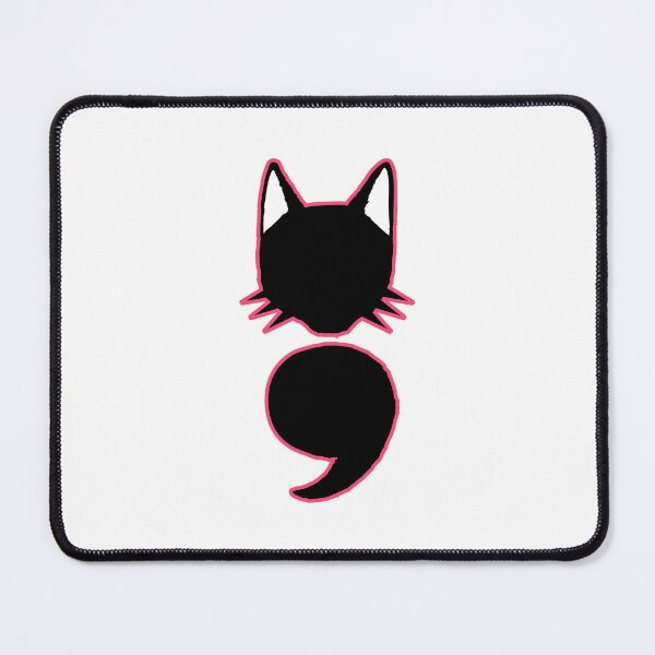 Item preview, Semicolon Cat designed and sold by THROUGH-LIFE.
