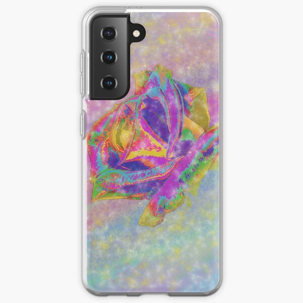 rose and stars Samsung Galaxy Soft Case
